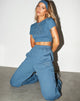 Afbeelding van Bungee Jogger in mineraalblauw Japanese Spirit Embro
