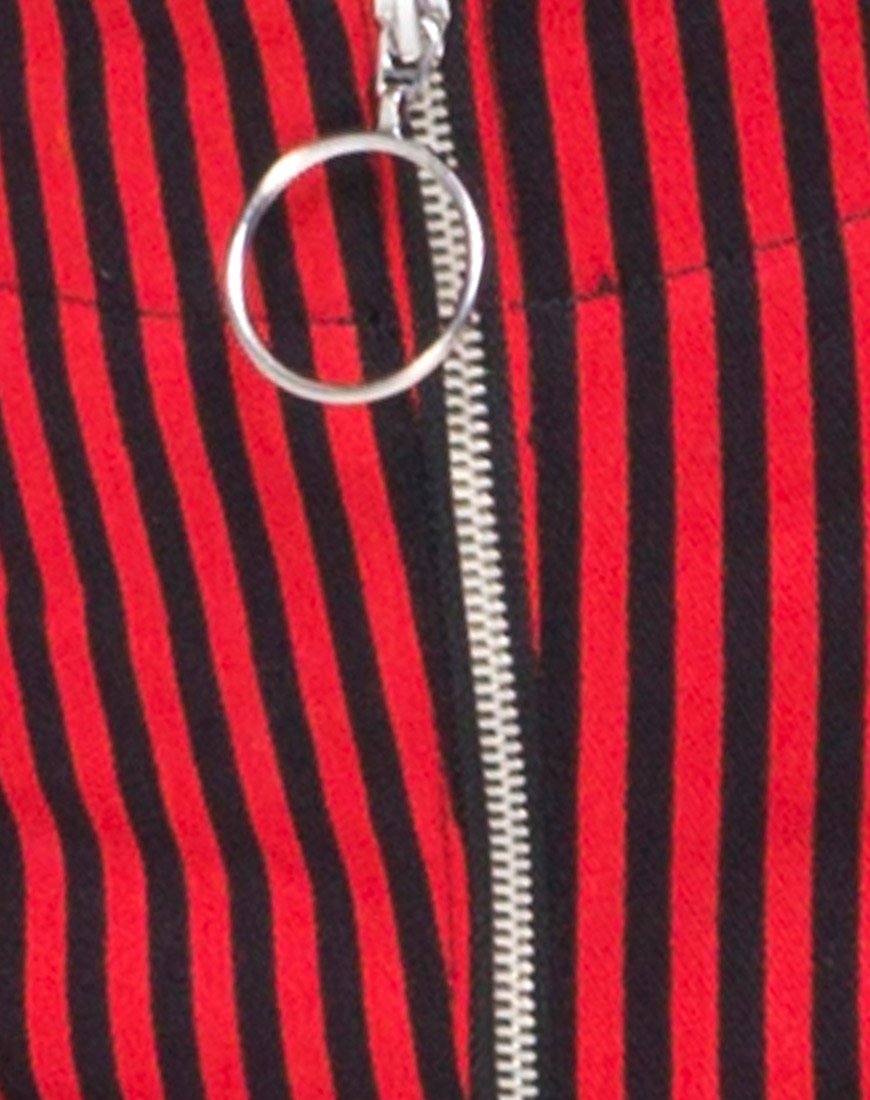 Afbeelding van Jolim broek in ministreep rood en zwart