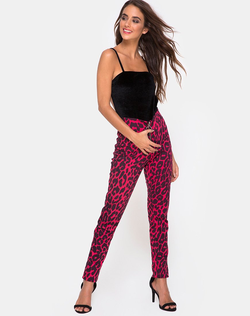 Afbeelding van Jolim broek in oversized Jaguar rood