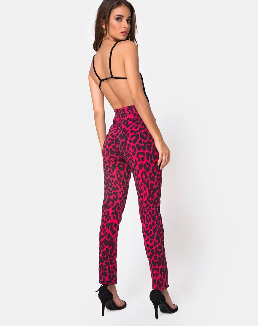 Afbeelding van Jolim broek in oversized Jaguar rood