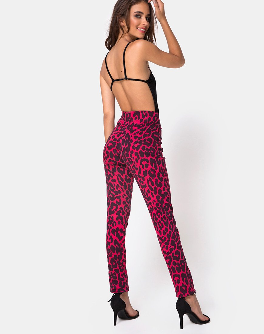 Afbeelding van Jolim broek in oversized Jaguar rood