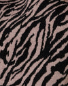 Gebreide jaren 90 Zebra Grijs en Zwart