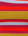 Stripe Palm Oranje Paars en Blauw