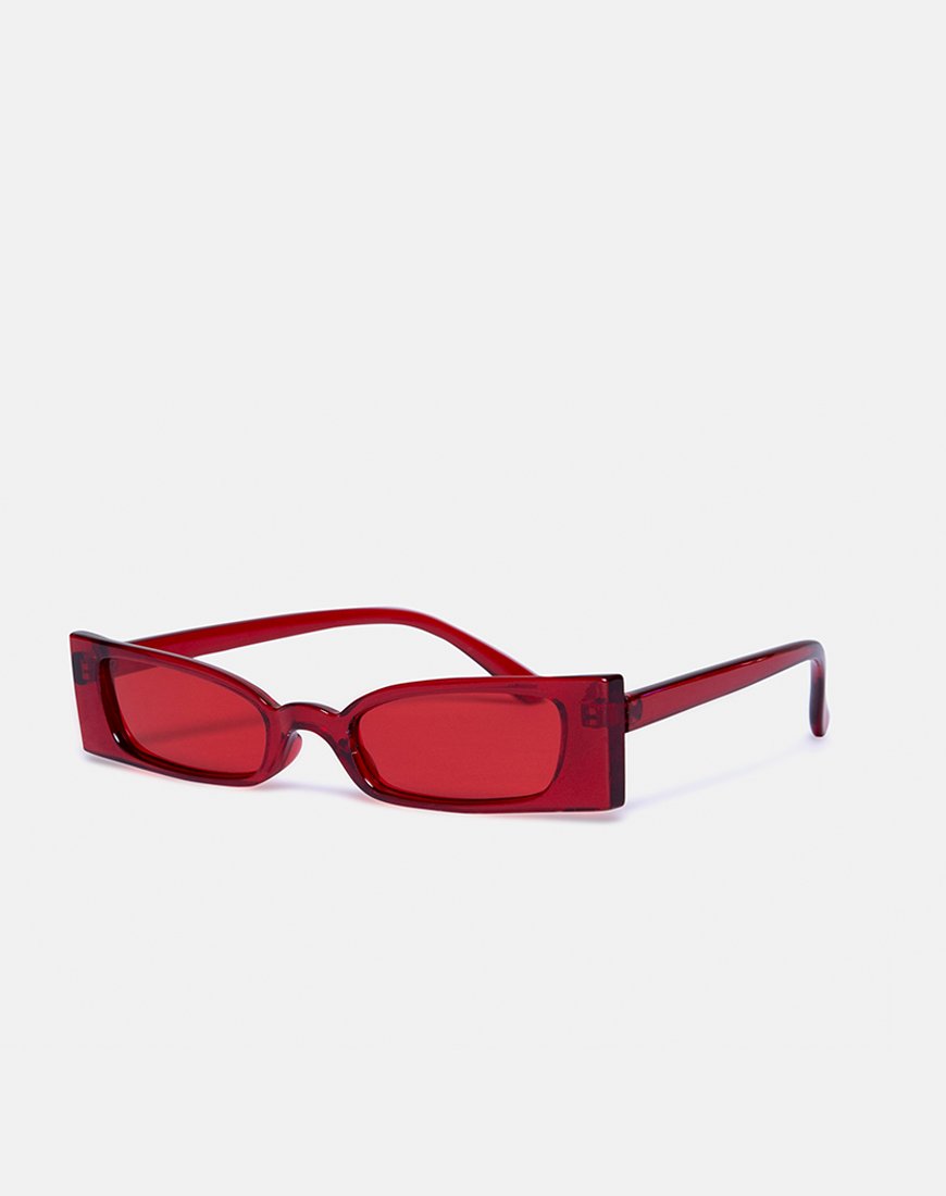 Joslin zonnebril in rood