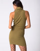 Afbeelding van Jourdana Bodycon Jurk in Jumbo Rib Olijfje