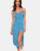 Afbeelding van Jova Midi Dress in Bloom Baby Blue