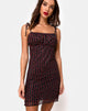 Afbeelding van Kaline Jurk in Dotty Rose Net