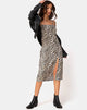 Afbeelding van Kaoya Midi Dress in Cheetah
