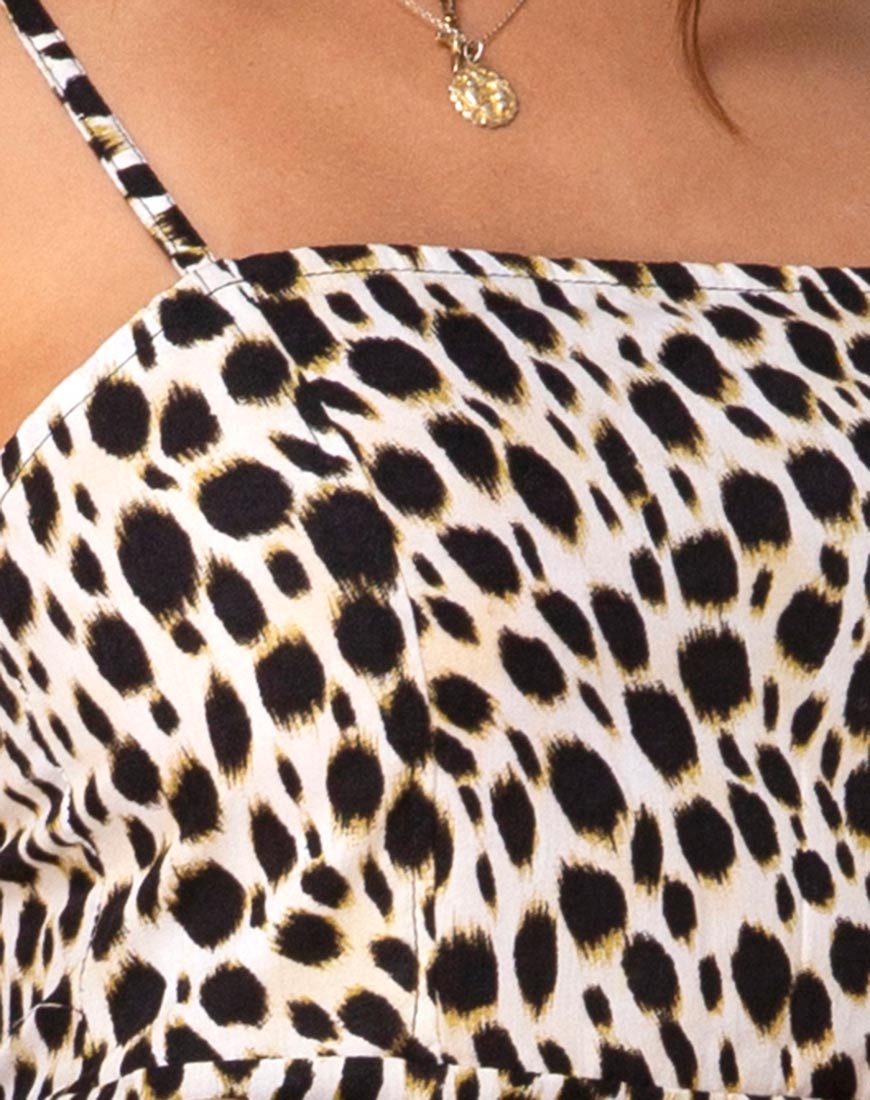 Afbeelding van Kaoya Midi Dress in Cheetah