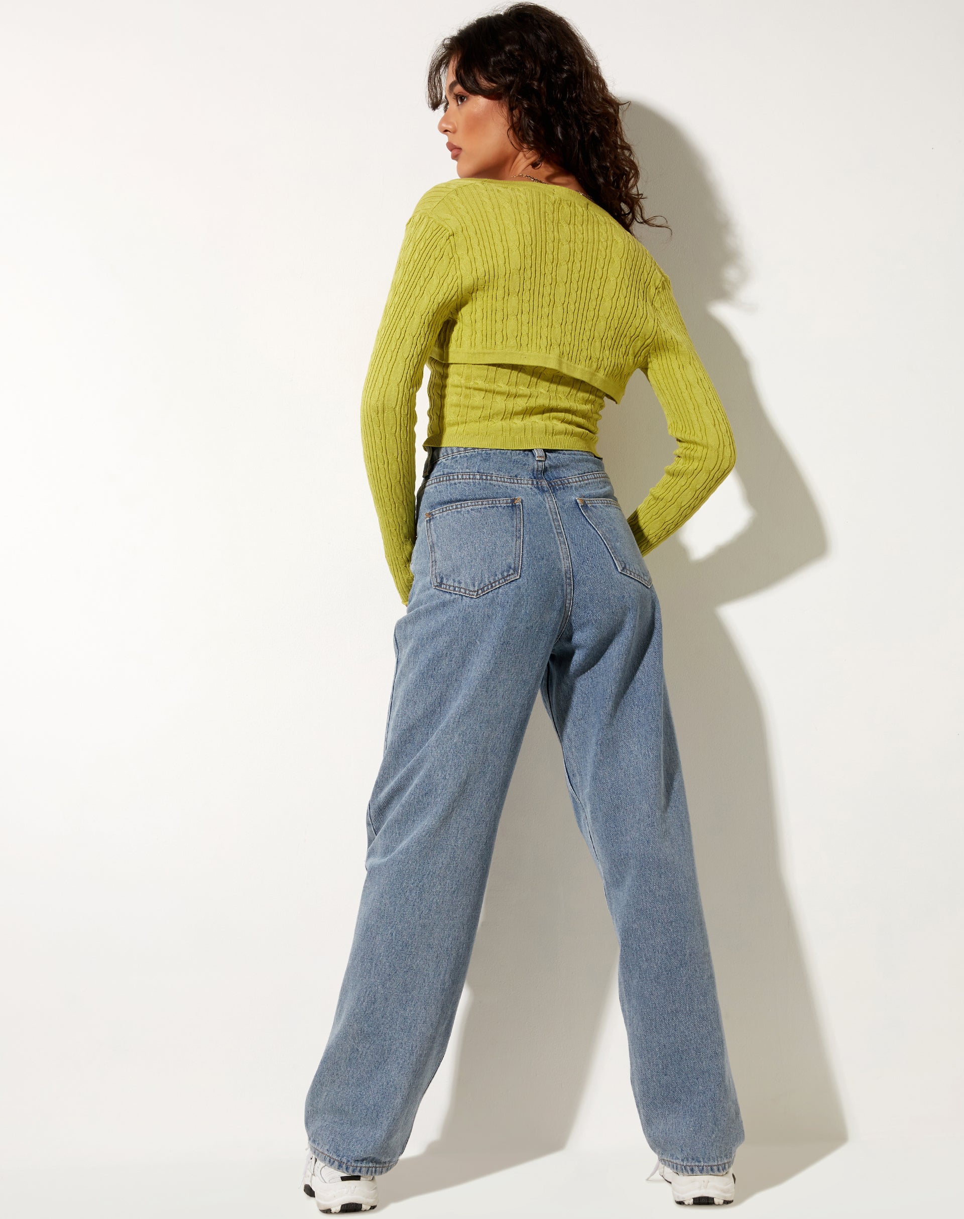 Afbeelding van Gya Lange Mouw Top in Knit Olive