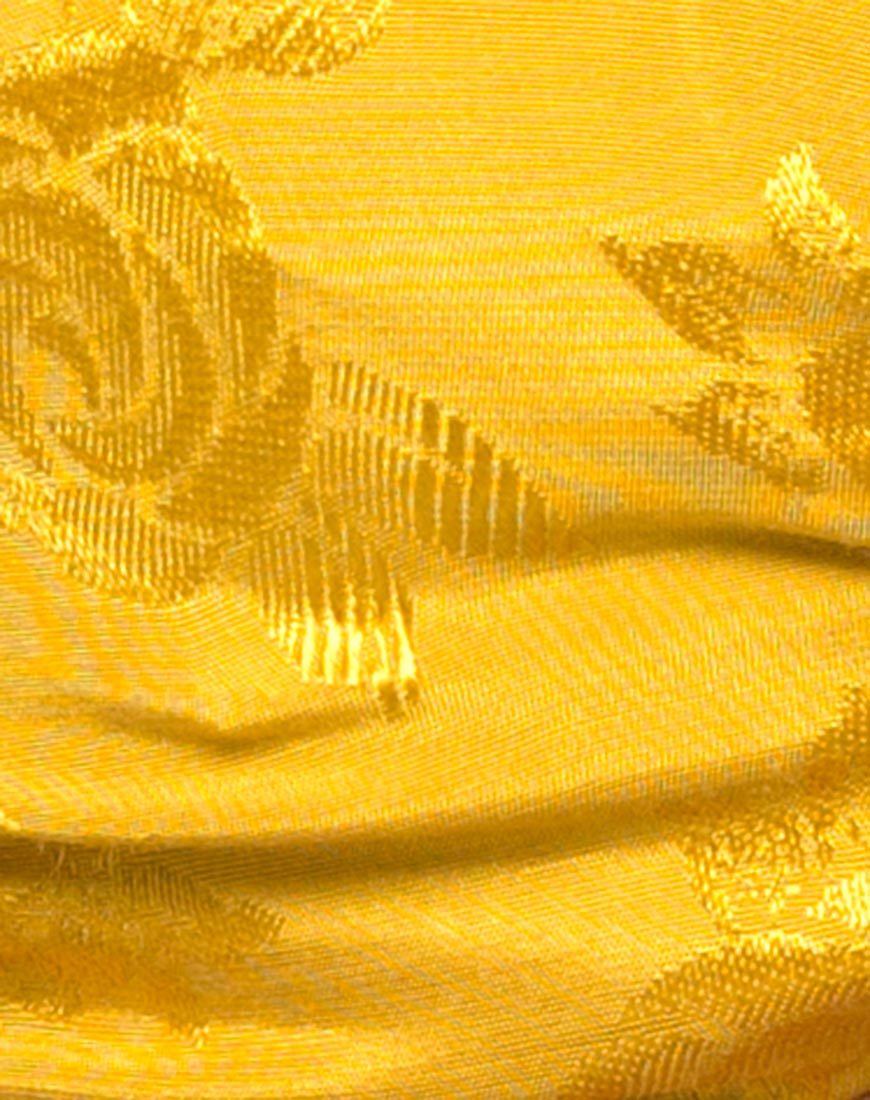 Afbeelding van Kasen Bralet in Satijn Mustard Rose