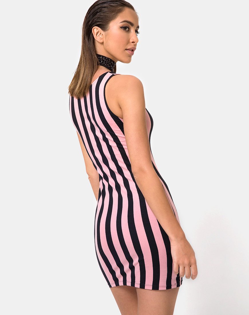 Afbeelding van Katia jurk in Campbell Stripe