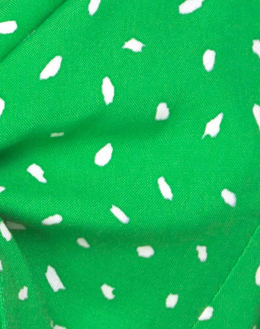 Afbeelding van Kavon Crop Top in Groene Diana Stip