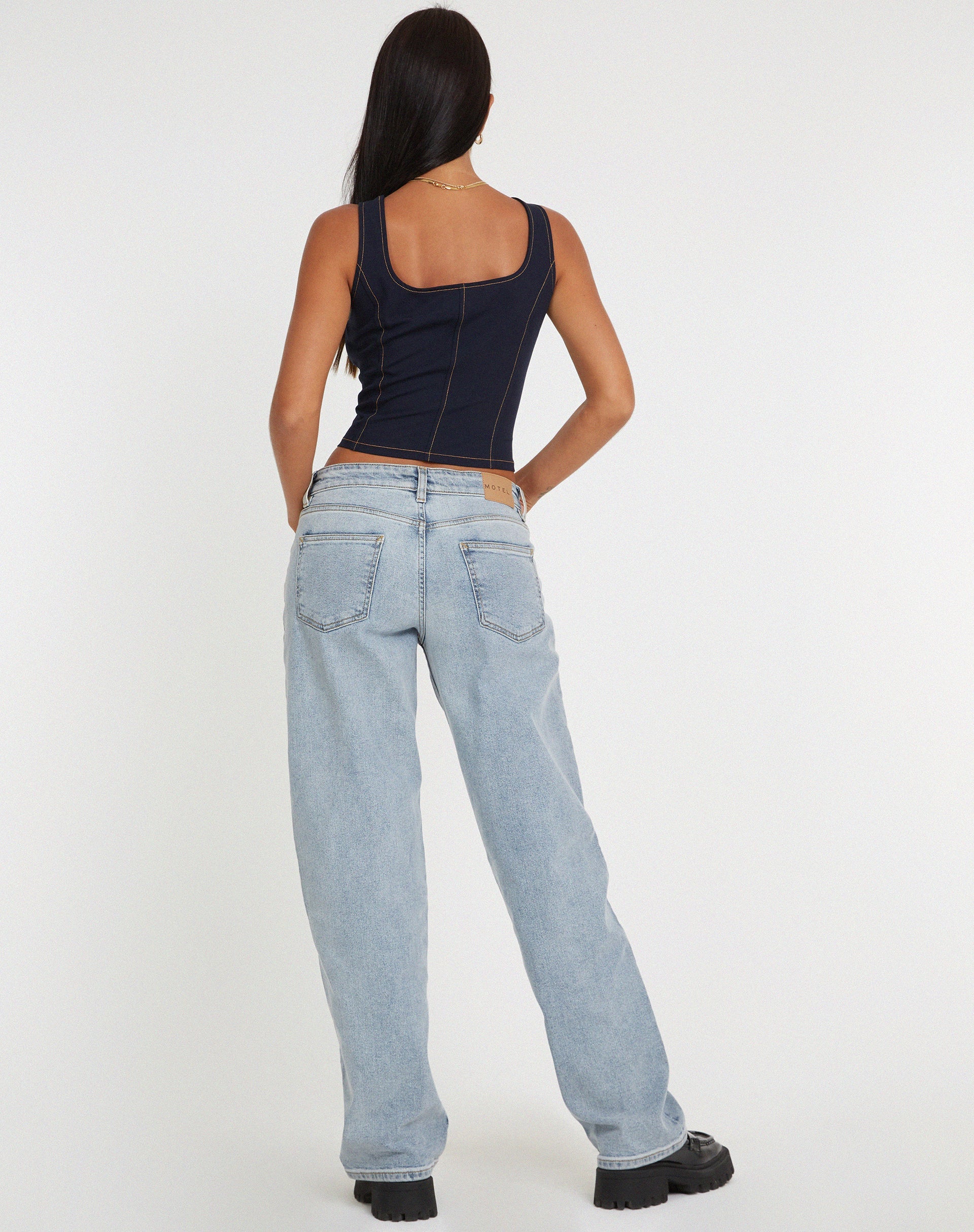 Afbeelding van Kayaso Corset Top in Navy