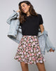 Afbeelding van Kaykay Mini Rok in Bloom Bloemen