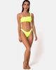 Afbeelding van Keila Bikinibroekje in Coated Lime