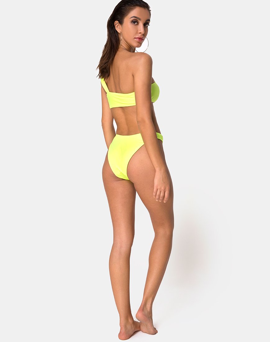 Afbeelding van Keila Bikinibroekje in Coated Lime