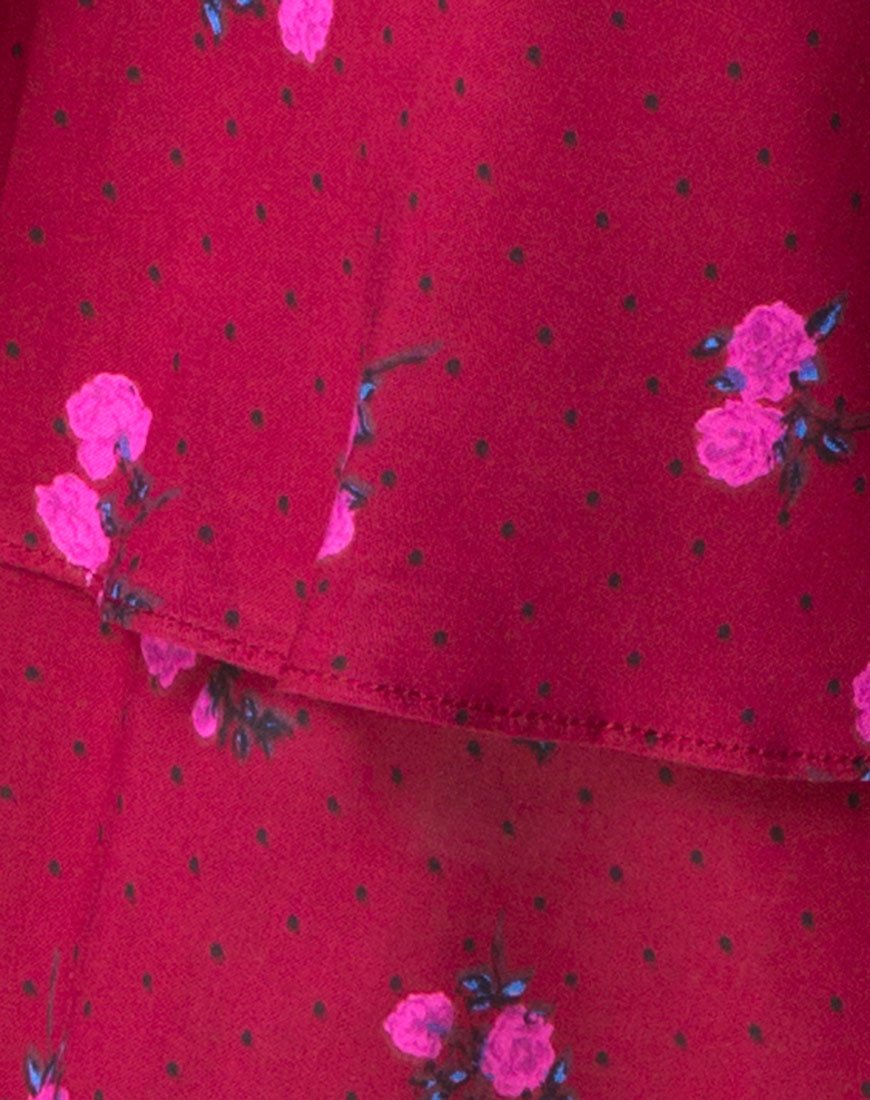 Afbeelding van Kepsibelle Jurk in Magenta Roze