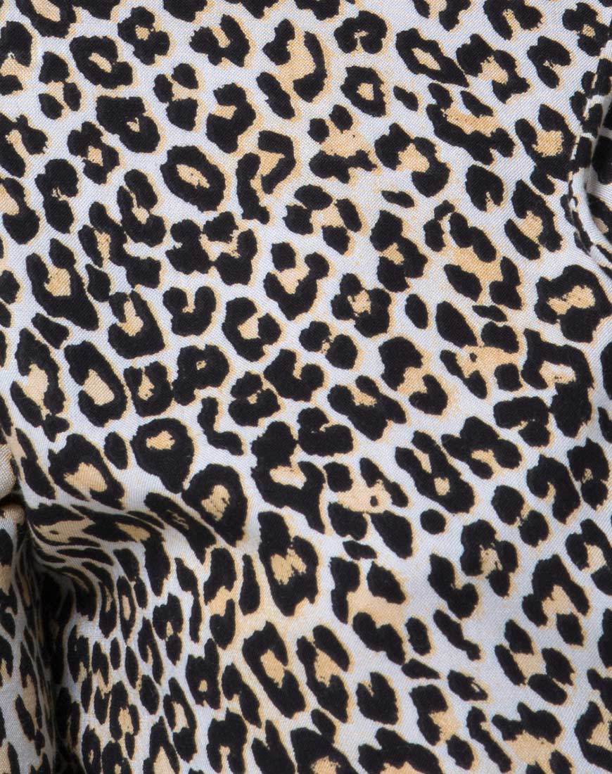 Afbeelding van Kepsibelle Skater Dress in Rar Leopard Bruin