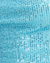 drape pailletten blauw