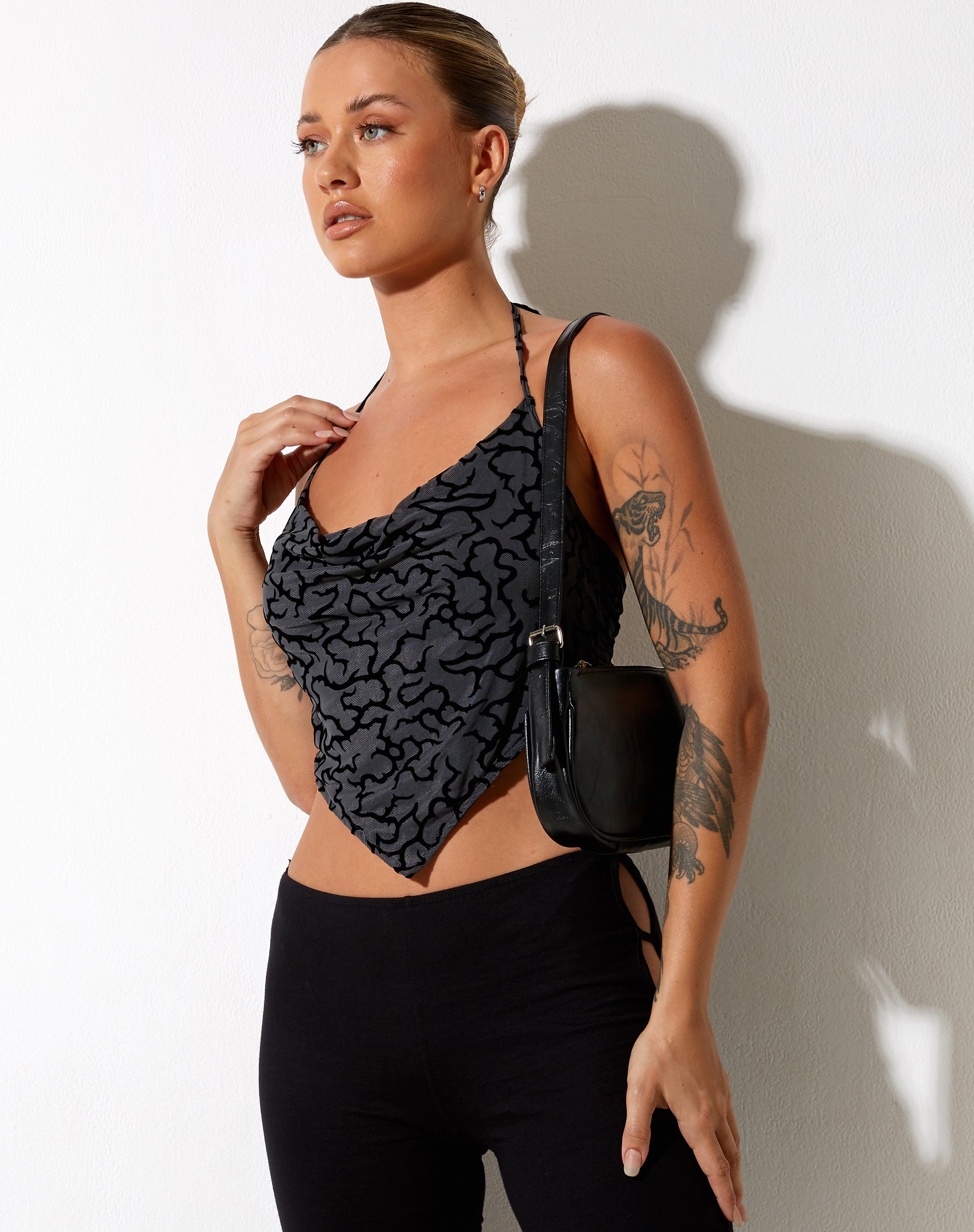 Afbeelding van Ketia Crop Top in Tribal Flock