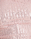 Drapeer Pailletten Metallic Roze