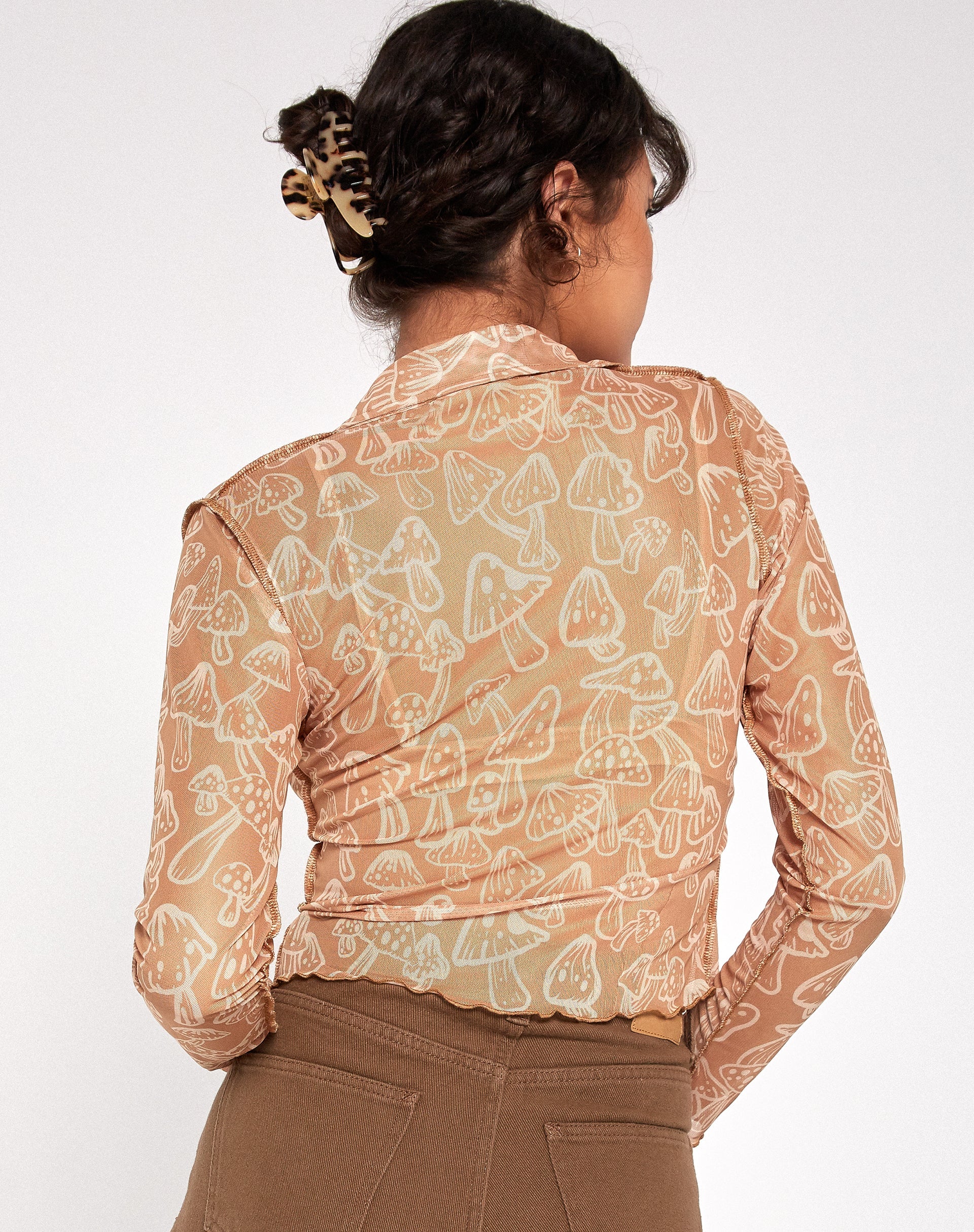 Afbeelding van Keyla Shirt in Tan Mushroom