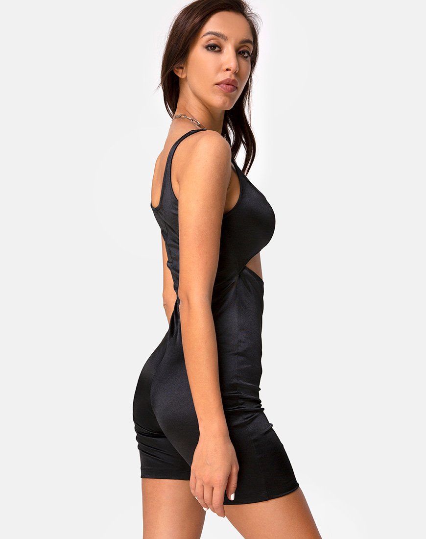 Kez Unitard in Zwart