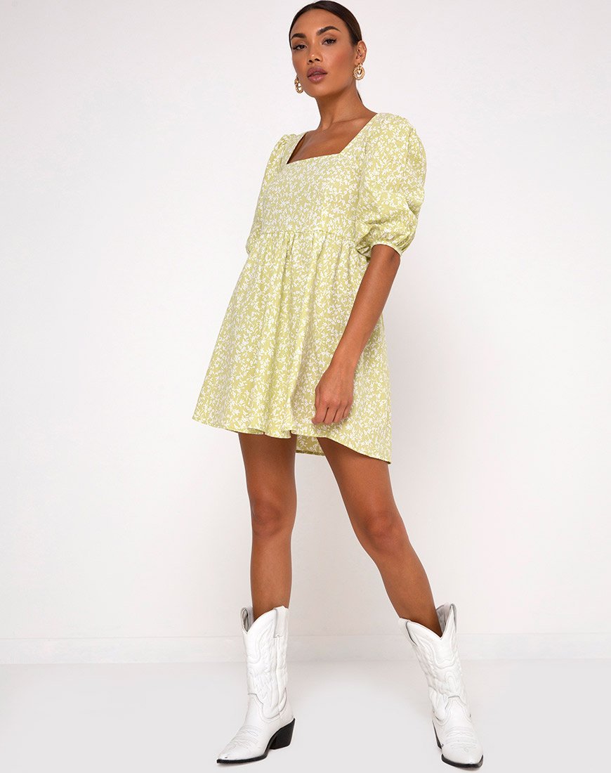 Afbeelding van Kezie Skater Dress in Botanic Mint Foam