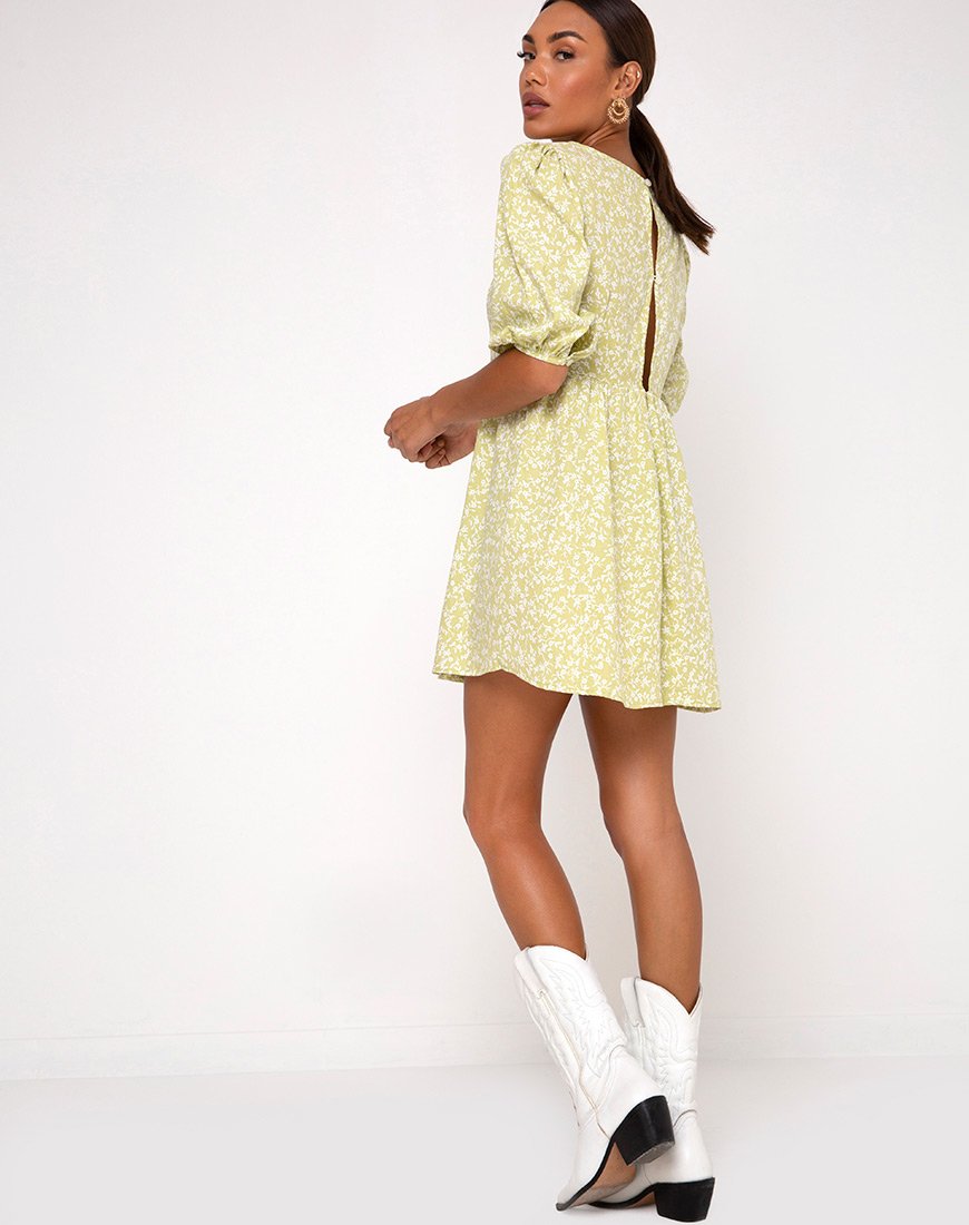 Afbeelding van Kezie Skater Dress in Botanic Mint Foam