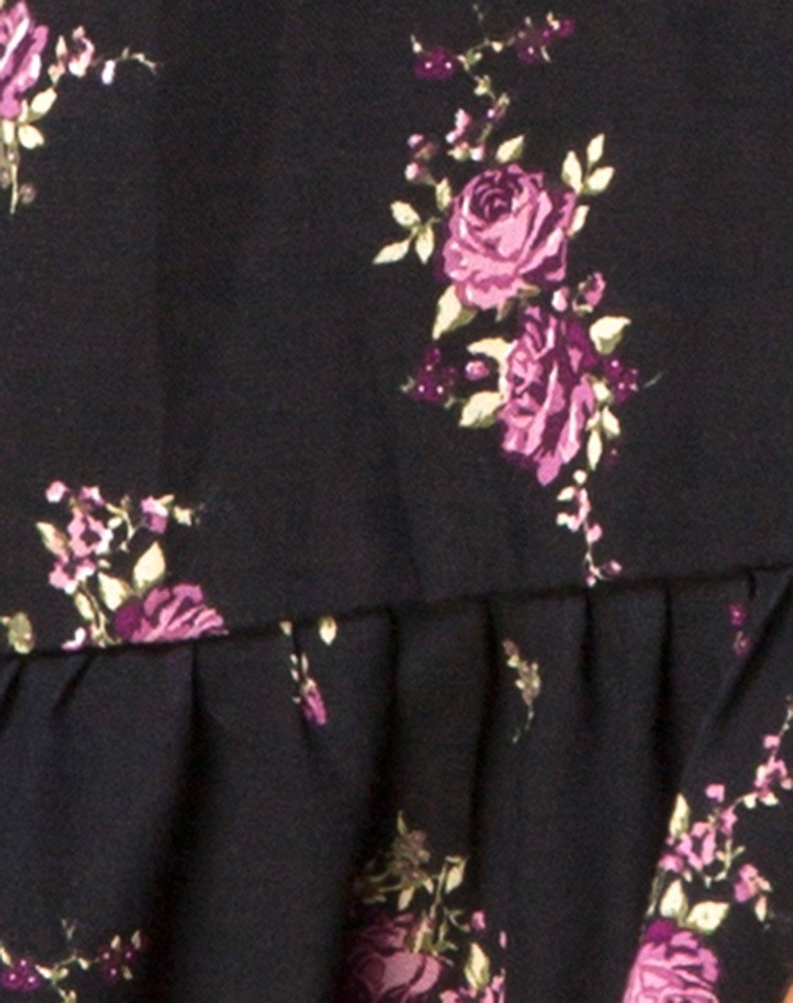 Afbeelding van Khamea jurk in Sohey Rose zwart