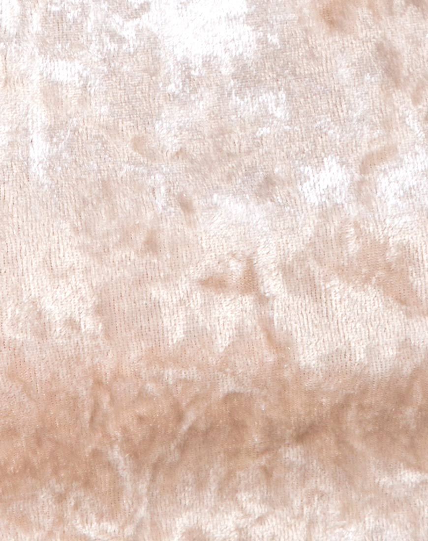 Afbeelding van Kim Top in Crushed Velvet Cream