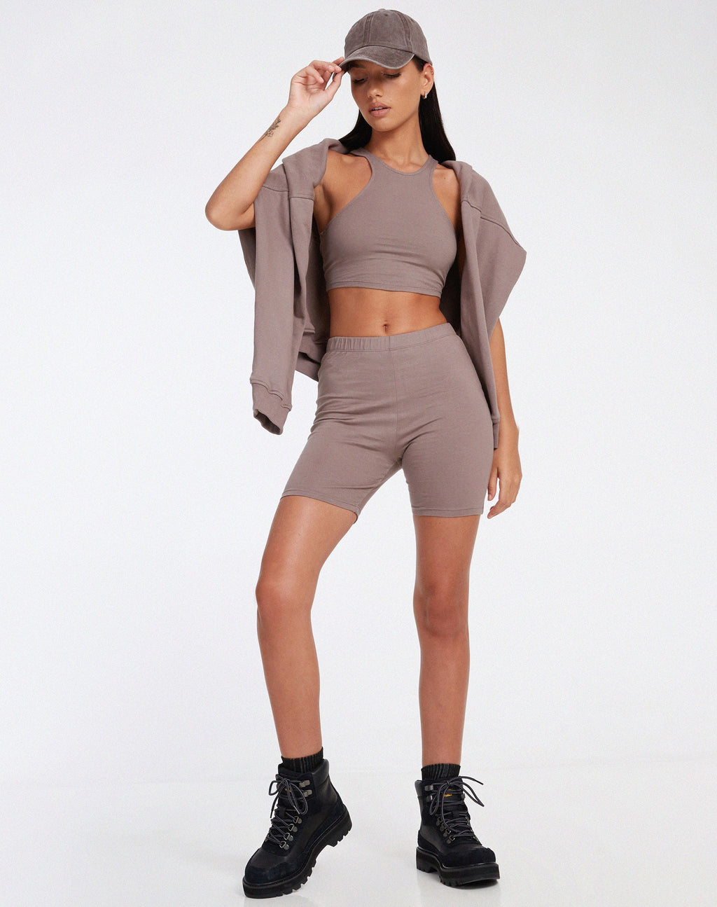 Hida fietsbroek in lycra gewei