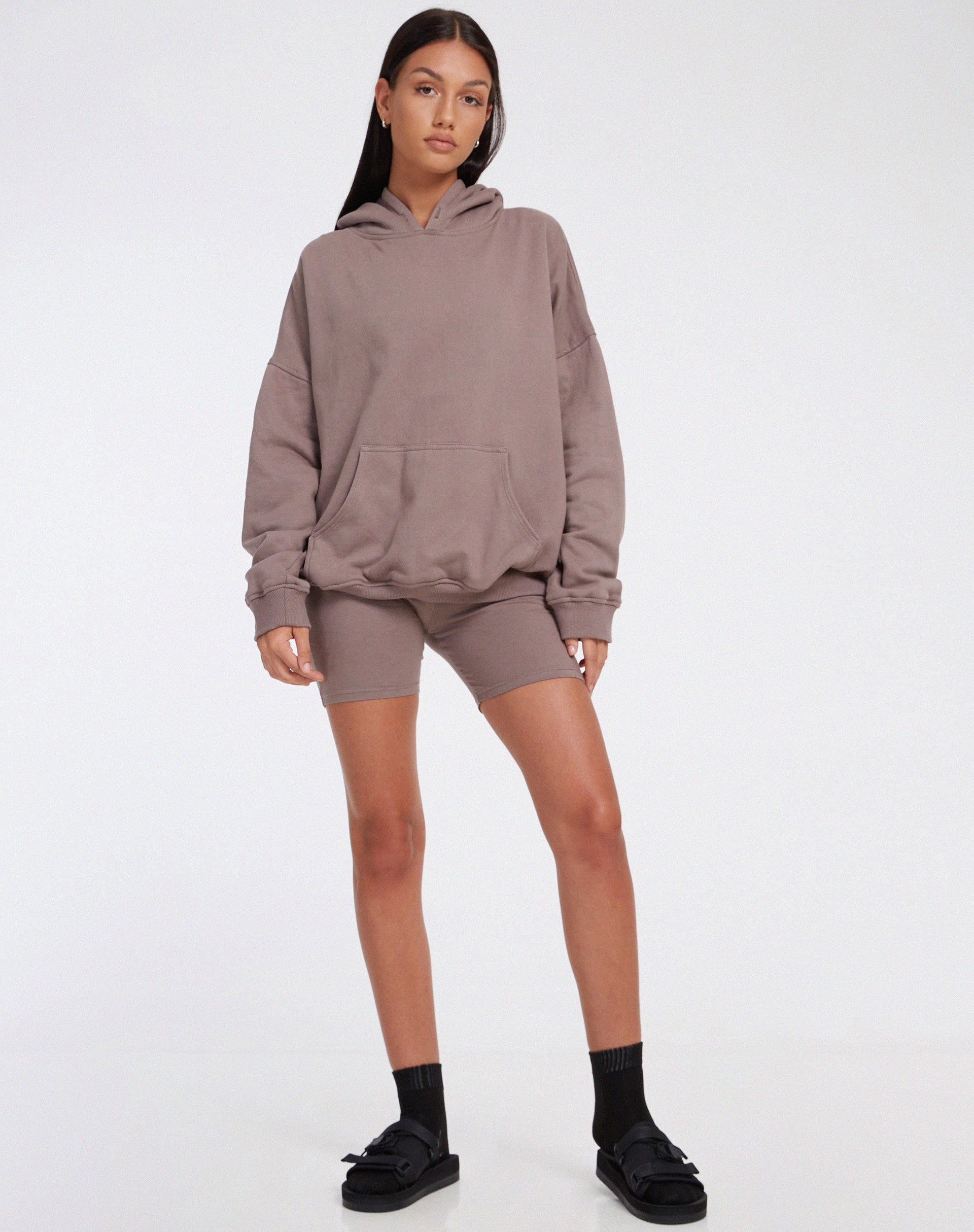 Afbeelding van Oversize Hoodie in Fleece Antler
