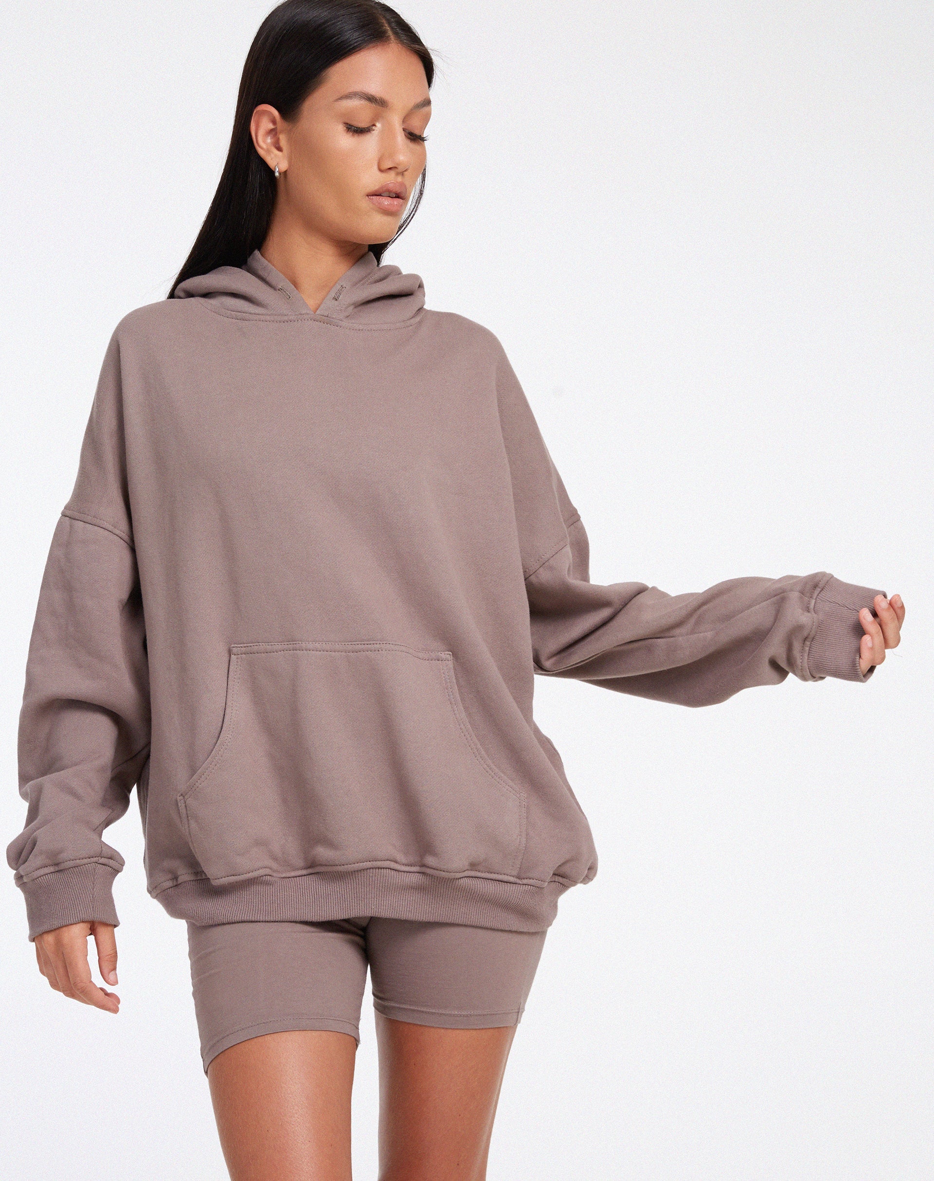 Afbeelding van Oversize Hoodie in Fleece Antler