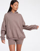 Afbeelding van Oversize Hoodie in Fleece Antler