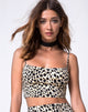 Afbeelding van Kini Crop Top in Cheetah