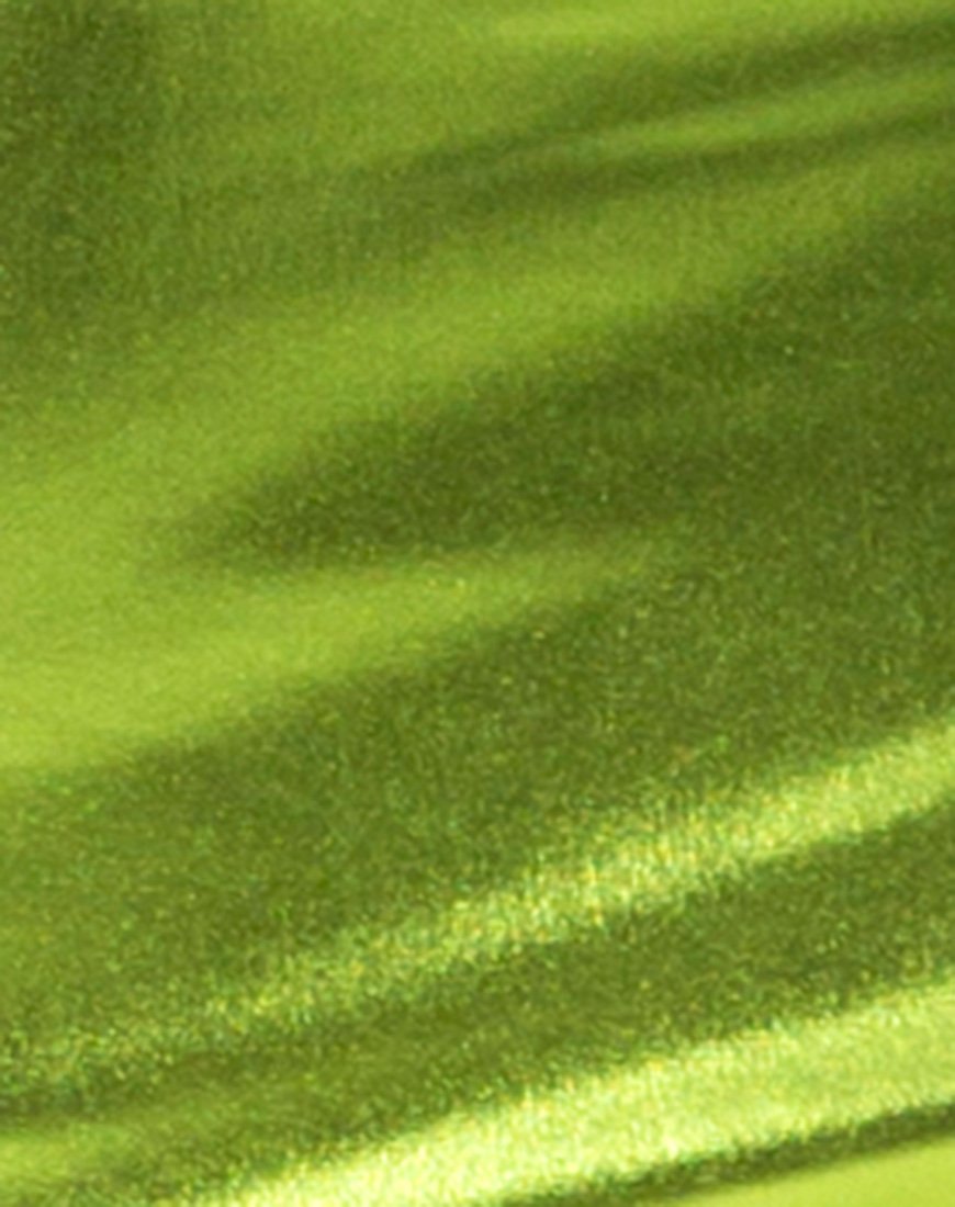 Afbeelding van Kimmy rok in metallic groen