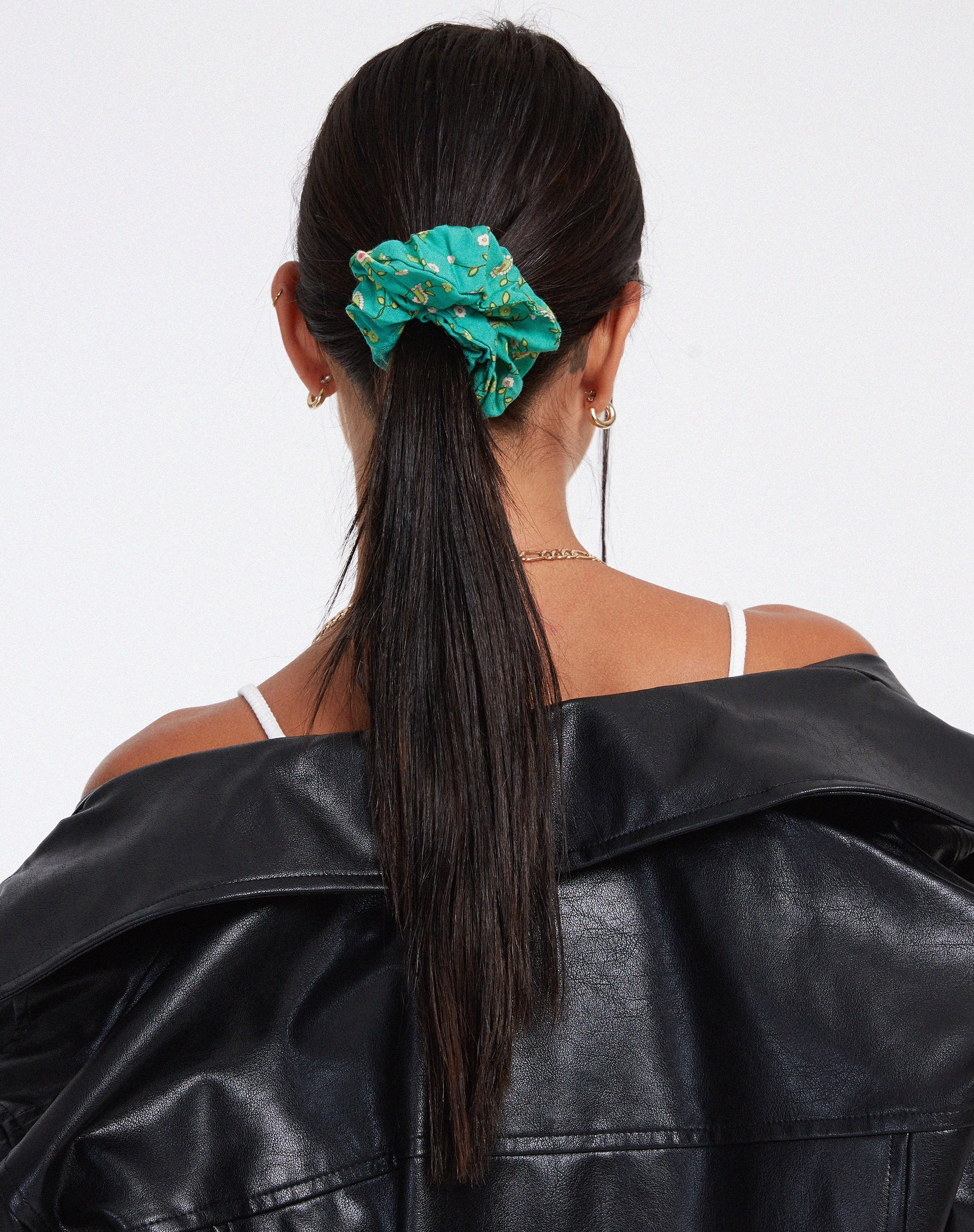 Afbeelding van Scrunchies in Paisley Fun Green