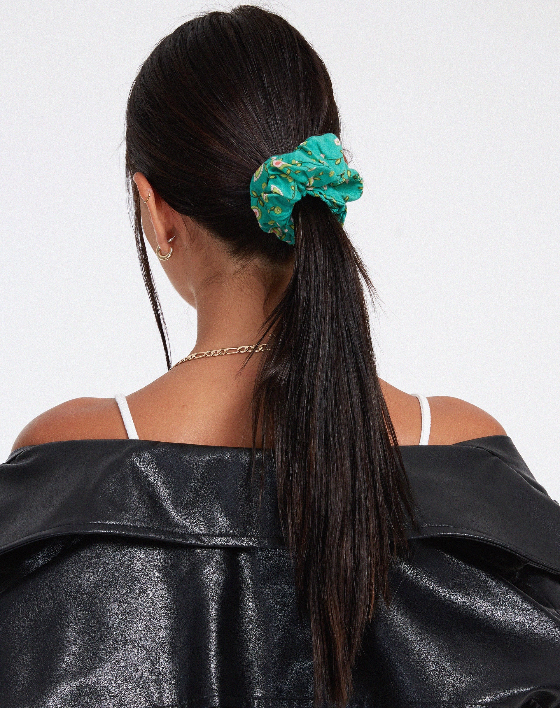 Afbeelding van Scrunchies in Paisley Fun Green