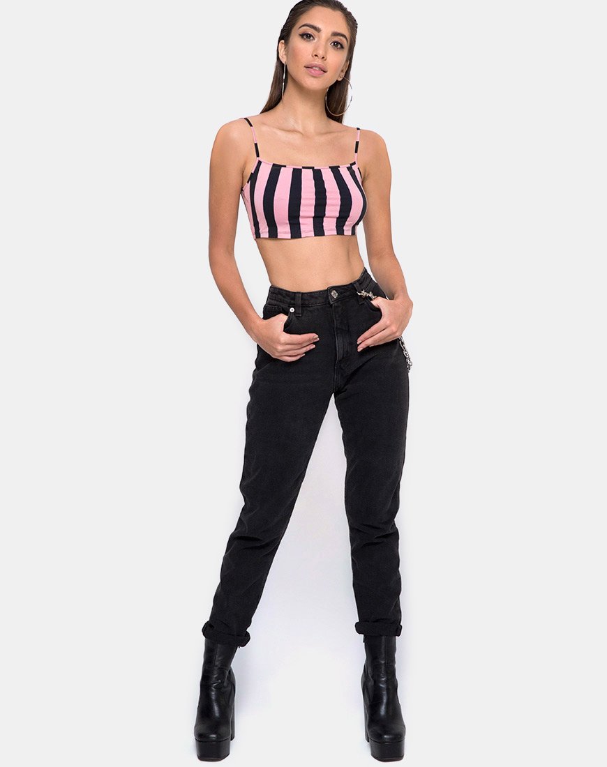 Afbeelding van Kini Crop in Campbell Stripe
