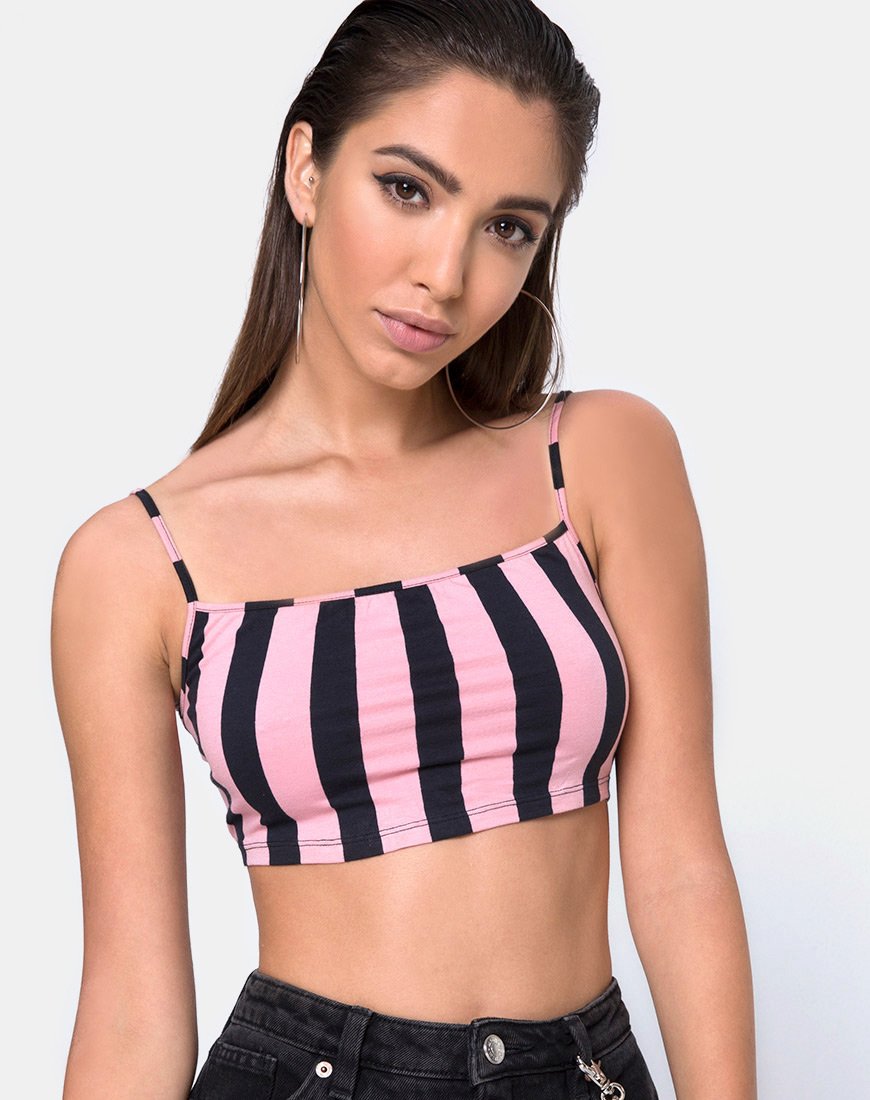 Afbeelding van Kini Crop in Campbell Stripe