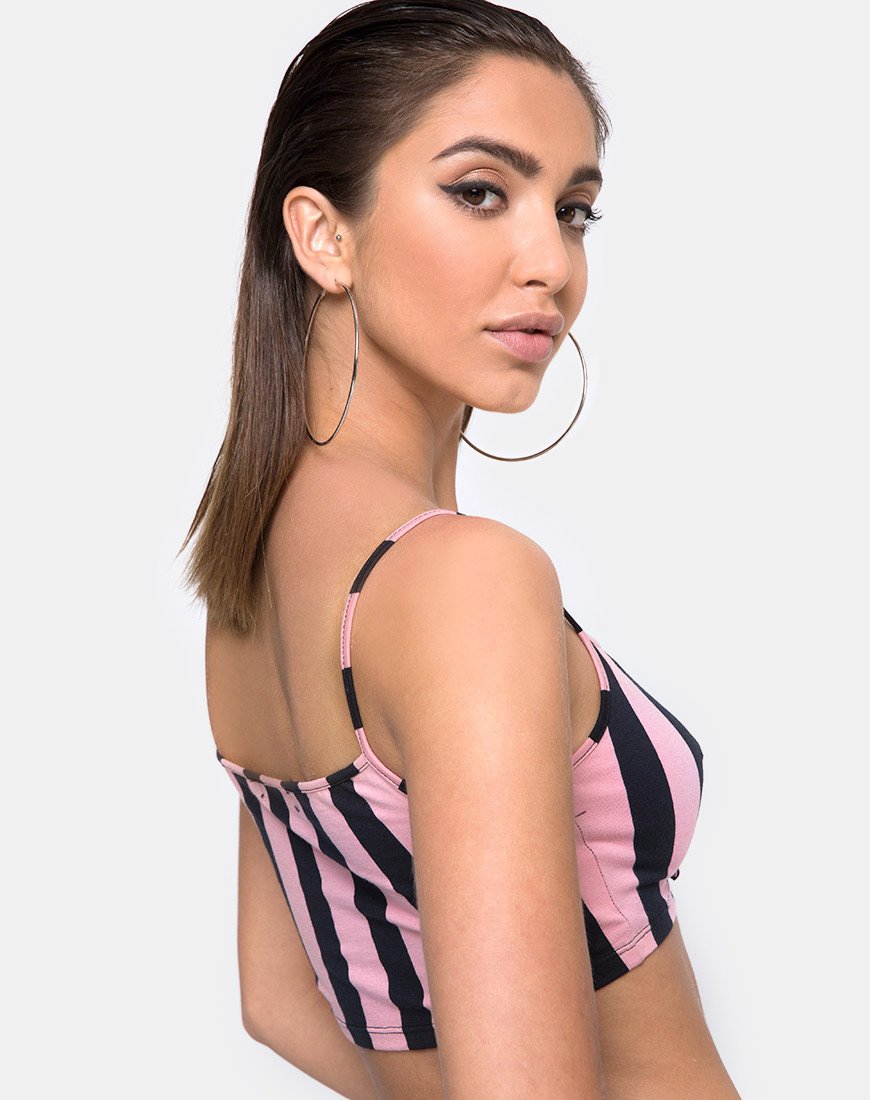 Afbeelding van Kini Crop in Campbell Stripe