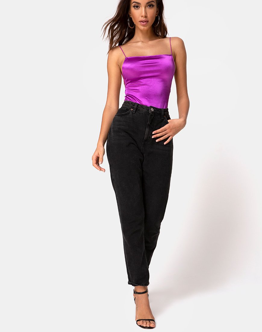 Afbeelding van Koza Bodice in Satijn Violet