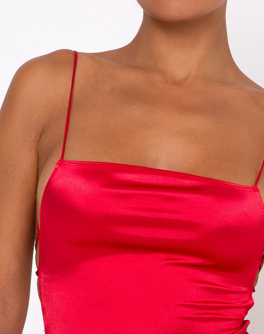 Afbeelding van Kozue Mini Dress in Rood