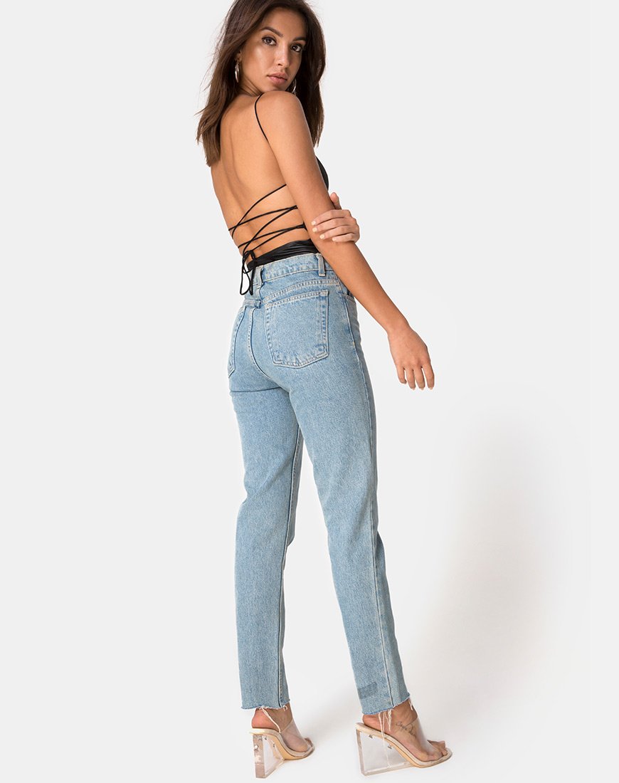 Afbeelding van Kozula Bodice in zwart gecoat