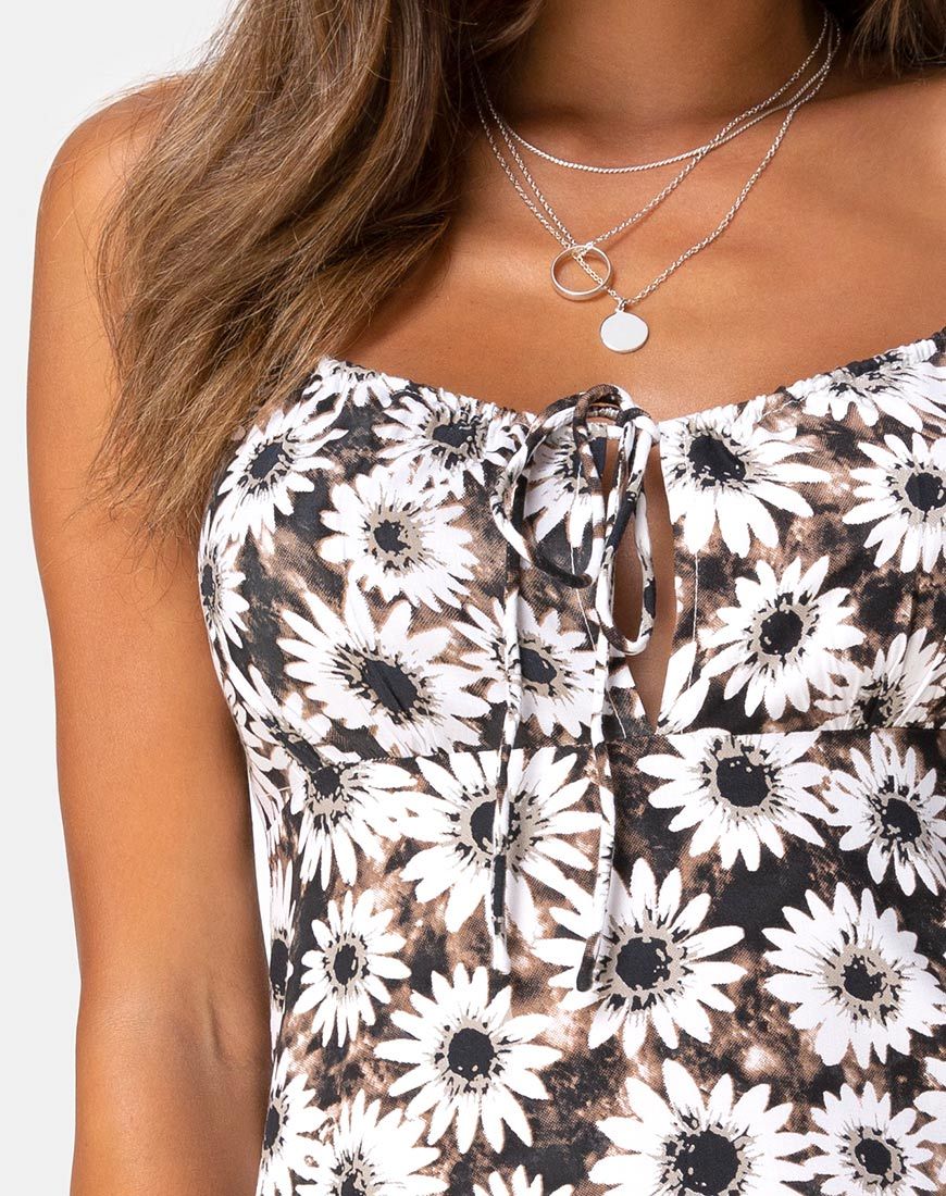 Afbeelding van Kumala Slip Dress in Dyed Daisy