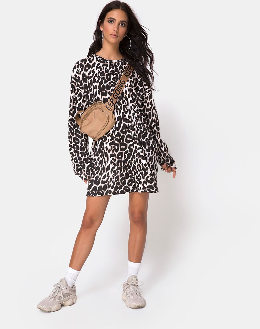 Afbeelding van Lotsun Jurk in Oversized Jaguar