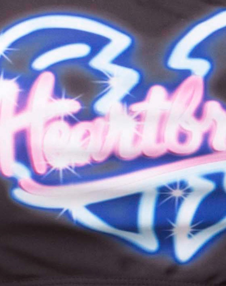 Afbeelding van Kye Bikinitop in Heart Breaker Zwart