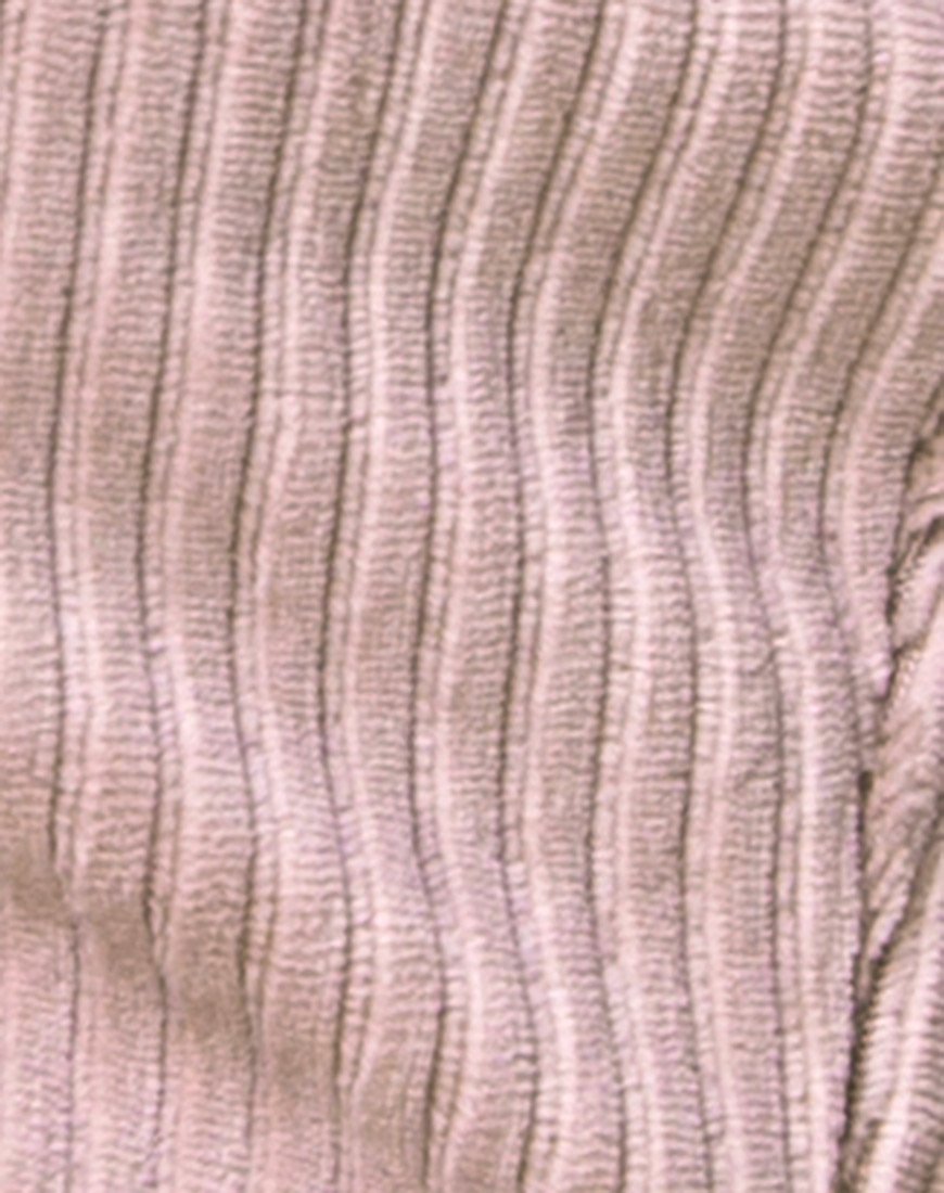 Afbeelding van Kylie Crop Top in Rib Taupe